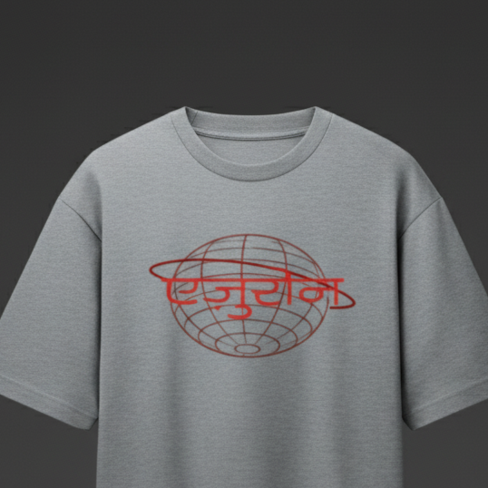 Classic grey एज़ुरोन Tee