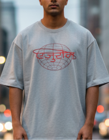 Classic grey एज़ुरोन Tee