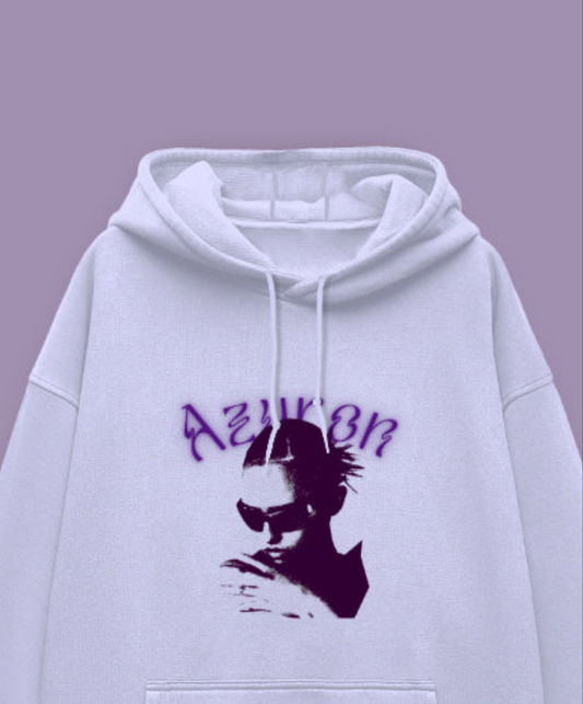 Azuron's Baddie Lavender Hoodie