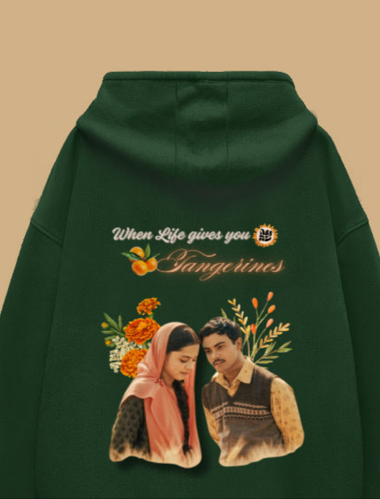 Life with Tangerines Hoodie Green