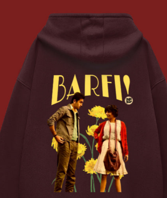 Barfi maroon hoodie